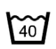 40° waschbar.